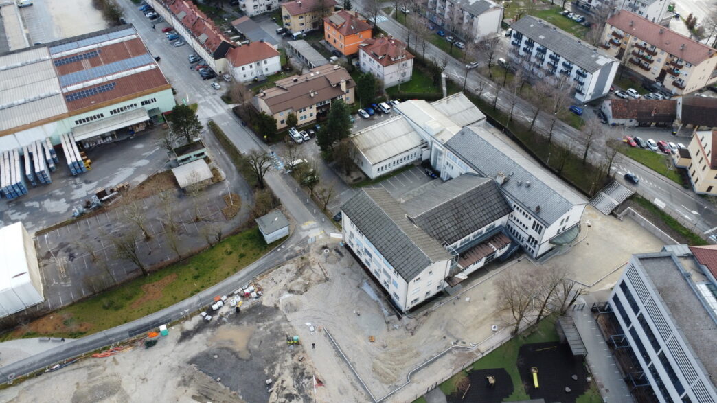 Knjiznica Franceta Balantica in Glasbena sola Kamnik pred pricetkom del