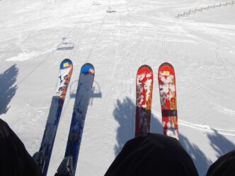 skiing
