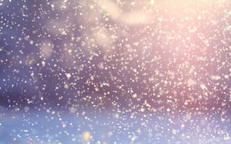 snowing