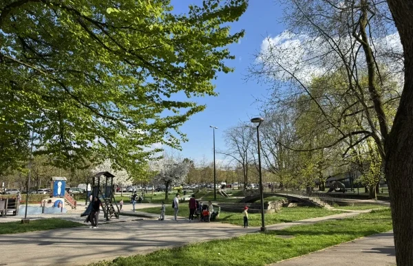 Bloudkov park v Tivoliju vir Mestna obcina Ljubljana