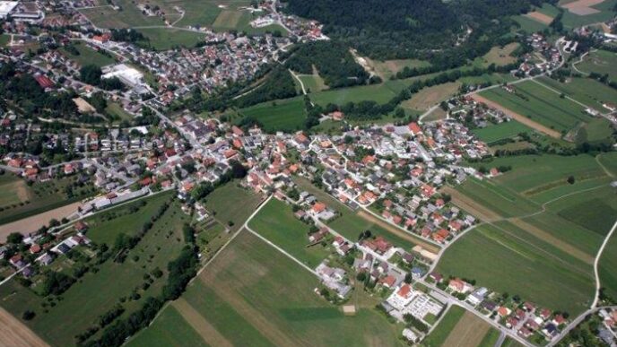 Domzale iz zraka vir Obcina Domzale