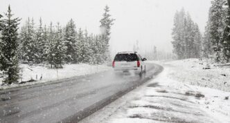 snow road