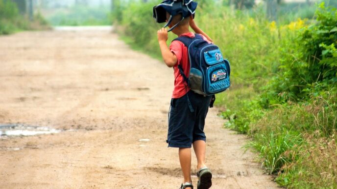 children in school