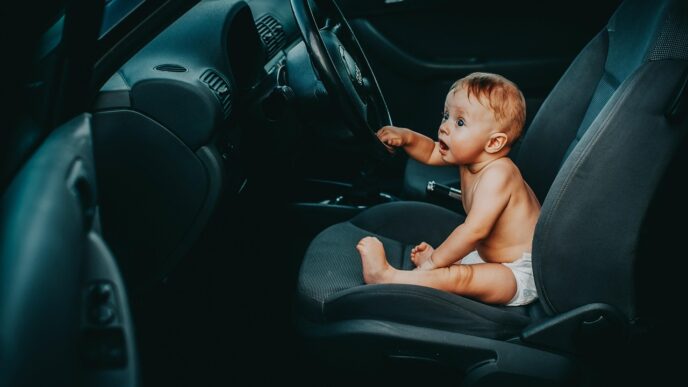 baby in the car