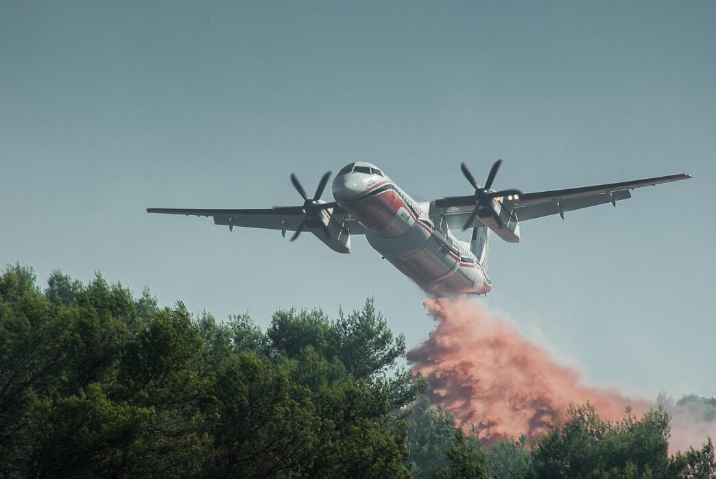 fire plane